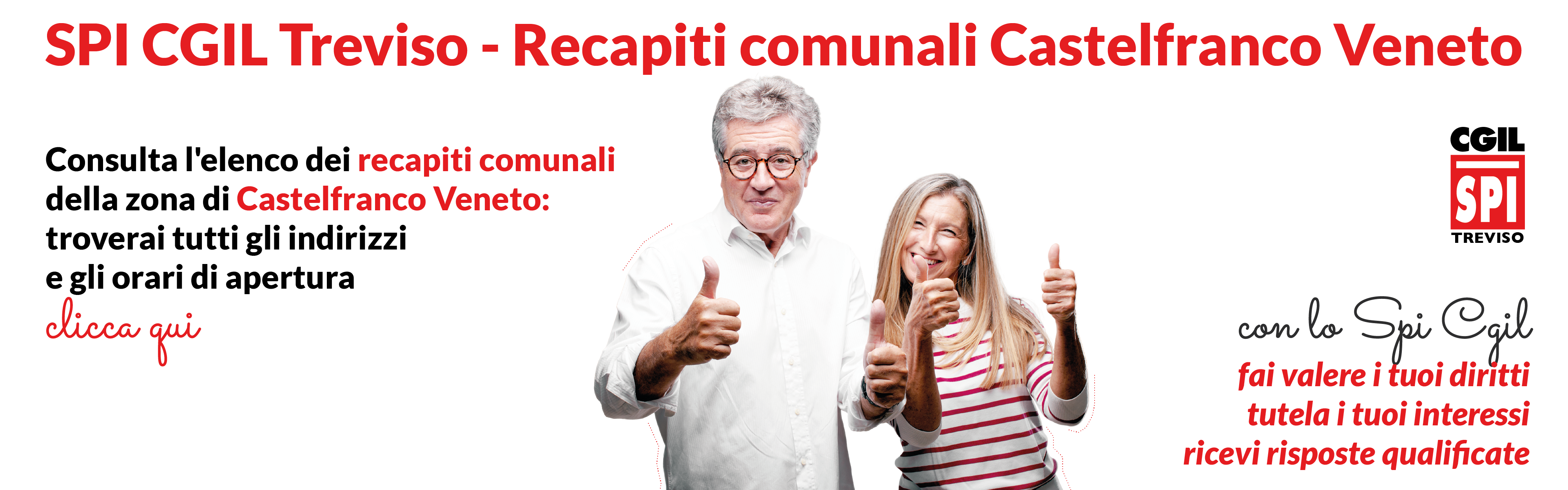 SPI CGIL TV-Recapiti Castelfranco veneto-banner